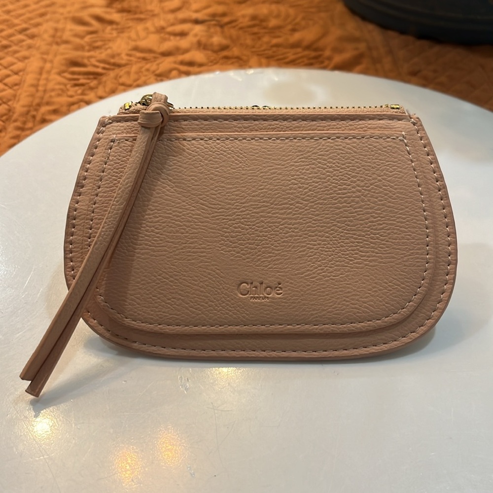 CHLOE PARFUM CARD/IDENTIFICATION/COIN PURSE APROX 5.5 inches BRAND NEW